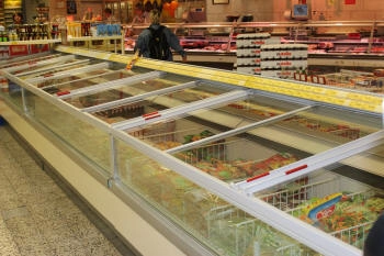 šaldymo vitrina su hermetiniu užvėrimu