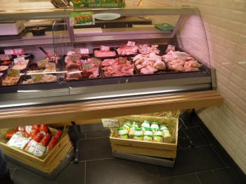 didelės talpos šaldymo vitrina prekybos centrams