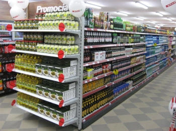 sezoninių prekių lentyna su moduline sistema