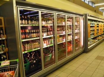 šaldymo lentyna su automatiniu atšildymu
